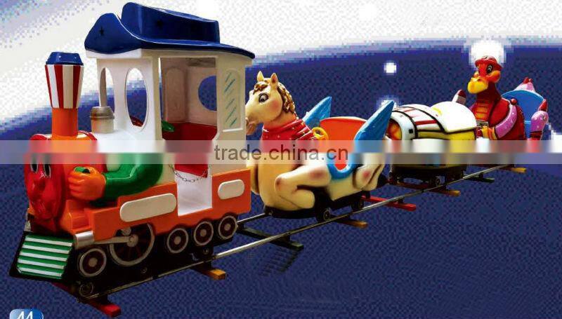 professional amusement park electric track train rides