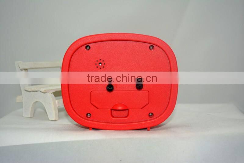 high quality ABS material desktop alarm clock for hotel digital desktop clock