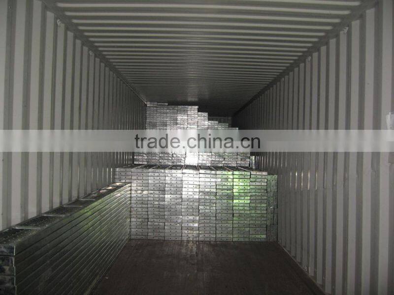 Scaffolding steel plank walk board 420 * 45 * 1829mm