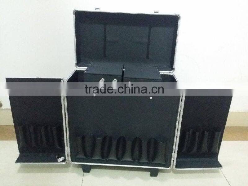 PET Dog Cat GROOMER GROOMING Tool Case Tote case w/WHEELS Telescoping Handle