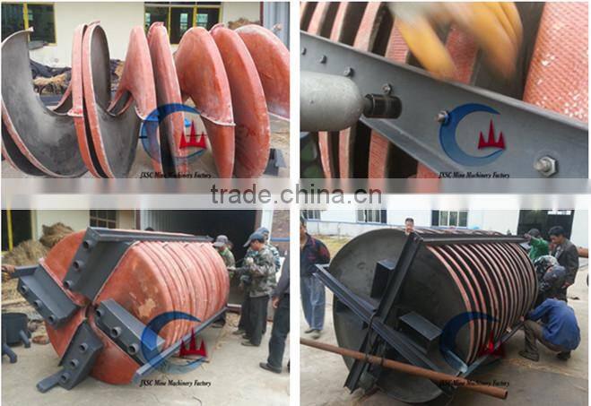 Glass fiber reinforced plastic spiral chute