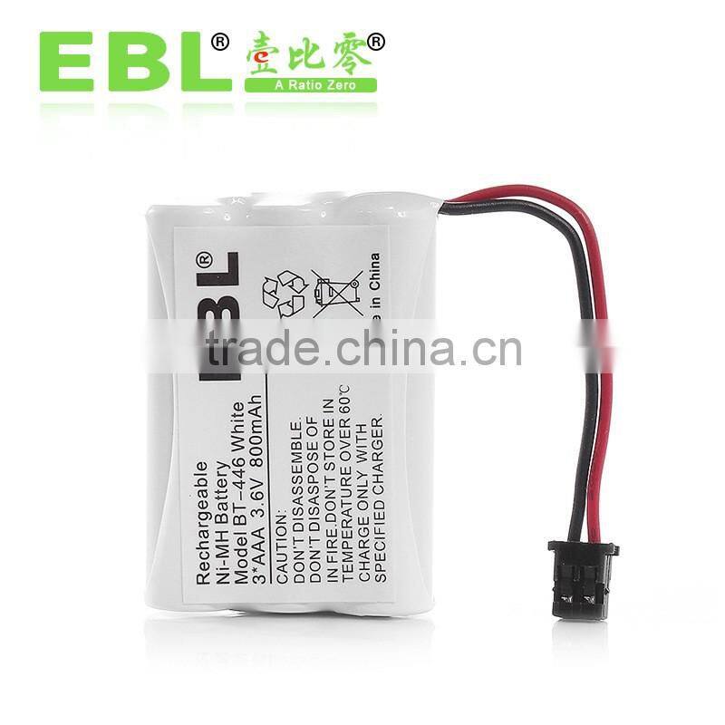 EBL Rechargeable Cordless Phone Batteries for Uniden BT-446 BT446 BP-446 BP446 BT-1005 BT1005 DCT646