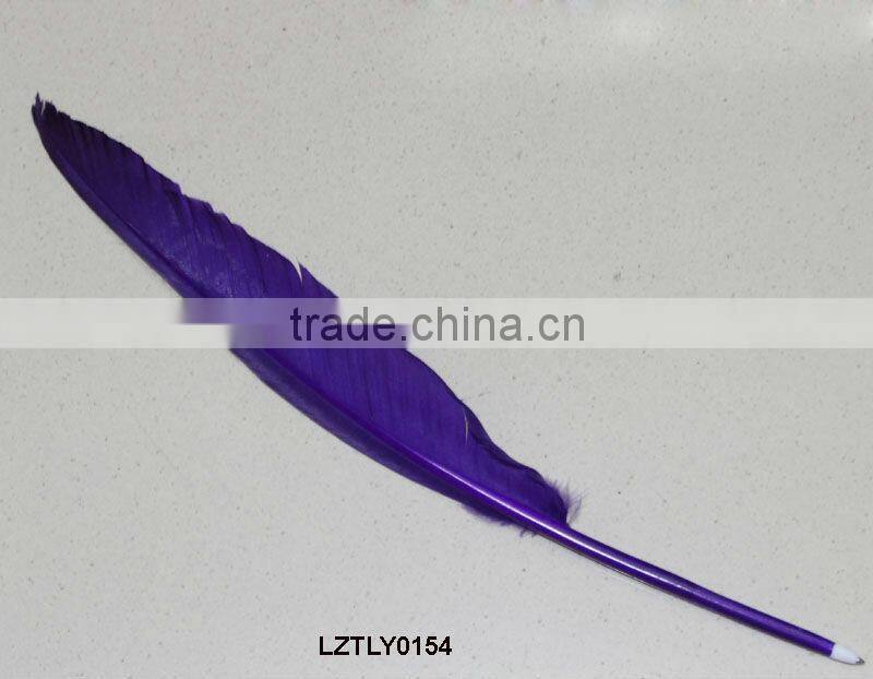 Promotional gifts Goose feather ink pens LZTLY0167
