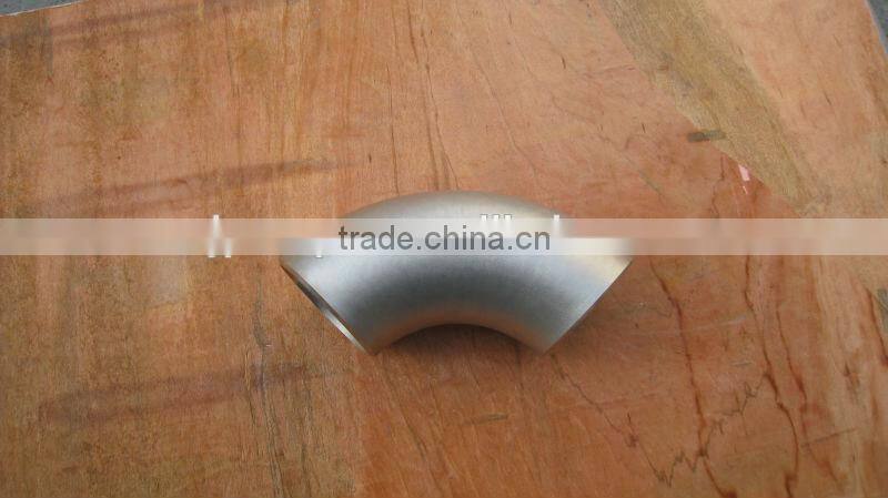 ANSI B 16.9 LR stainless steel 90 degree elbow by butt welding (YZF-P58)