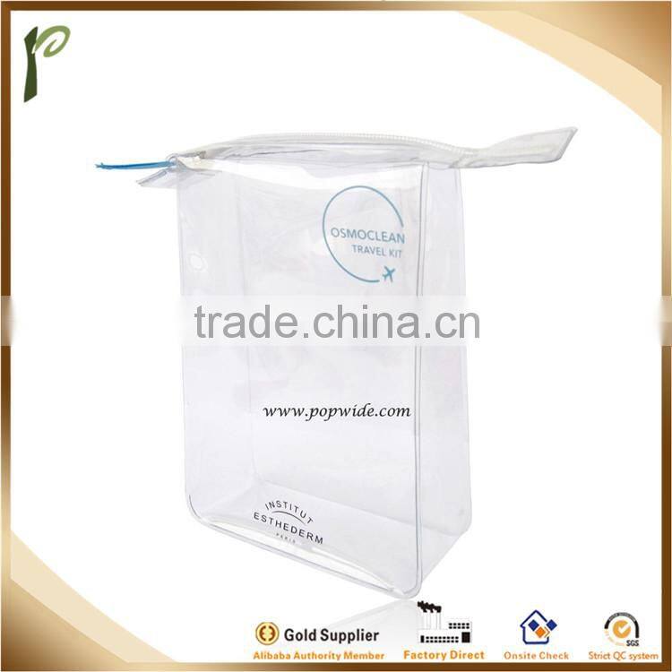 Popwide 2015 Hot Sale Colors PVC clear cosmetic ATBC bag