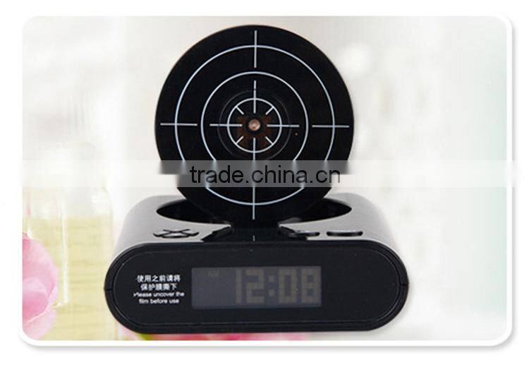 Shooting Target Laser Power-saving Gun Alarm Clock