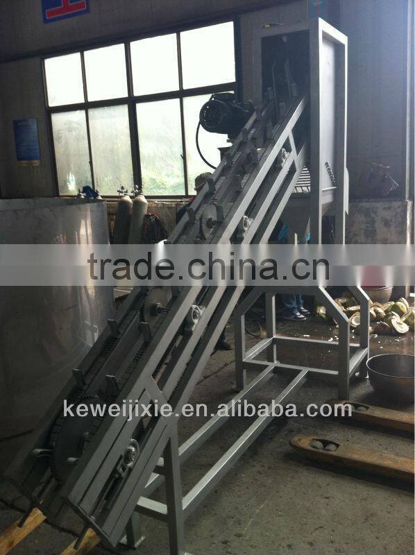 Industrial young coconut grating machine