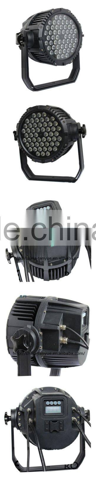 54*3W Professional Led Stage Lights WATERPROOF RGB With DMX512 Master Slave Par Light Dj Controller