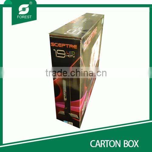 Corrugated paper televison carton box packaging box for TV