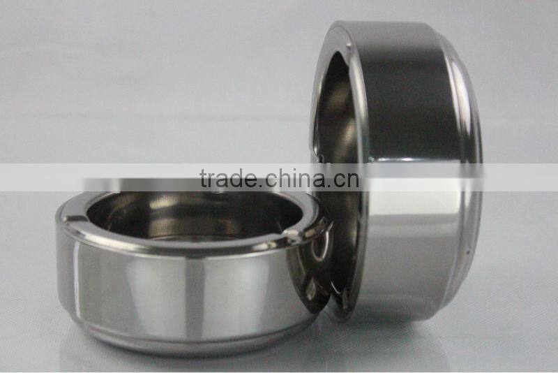 Double-wall Mirror Polished stainless steel cigarette accessory/ashtray