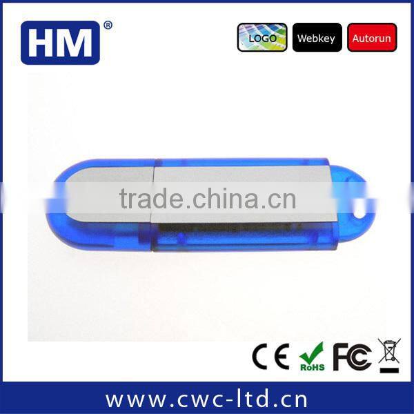 oem 2.0 usb flash drives for business promotion gift plastic case usb flash drive with full capacity