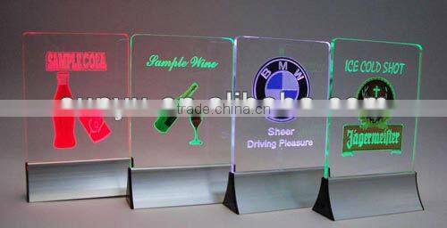 2013 hot new design acrylic crown shape LED display