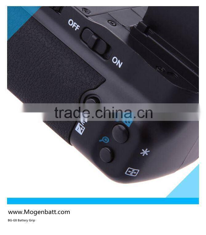 camera For EOS 600D 650D 700D Vertical Multi Battery Grip for Canon for EOS 550D 600D BG-E8 grip for canon