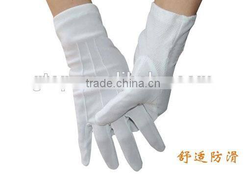 white nylon glove 008
