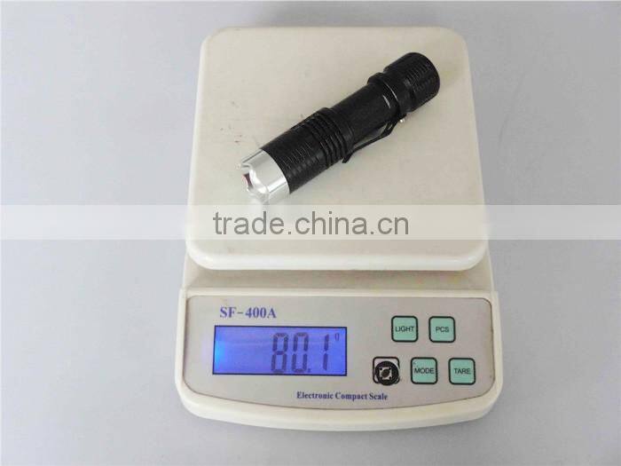 Onlystar GS-9491 high power zoom led adjust brightness lenser flashlight led long range torch