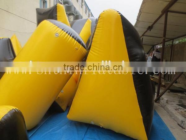 2015 inflatable bunker walls game/ inflatable air bunker paintball arena