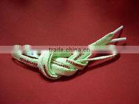 Cusotmer logo printing glow shoelaces