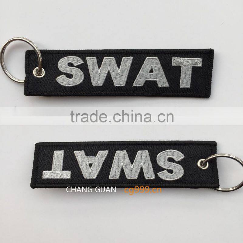 The embroidery patch key ring manufacturer that the world famous brand appointed production