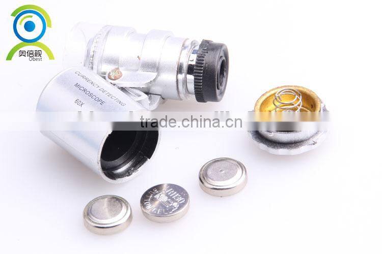 Good-sale 60x Currency Detecting with LED Microscope
