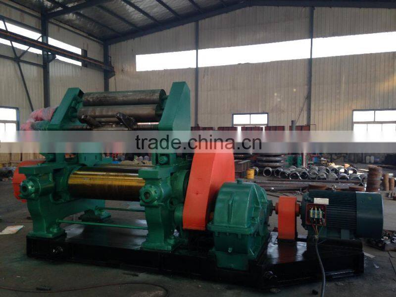 high quality two roll mixing mill with above rollers