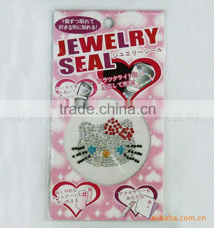 Top Sale Mobile Phone Acrylic Sticker/acrylic sticker / crystal sticker
