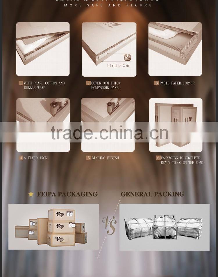 Plain white wood and glass wine cabinet for dinning room furniture