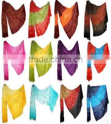 tie dye fashion stole dupatta stole
