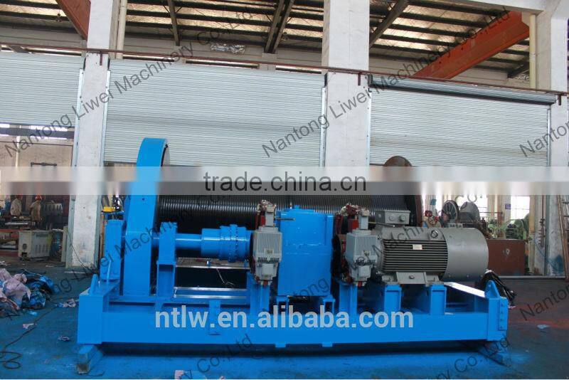 145KN double drum speed regulation winch