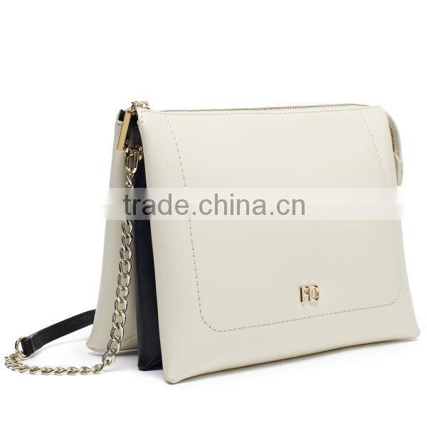 Trendy leather multilayer messenger bags for high school girls
