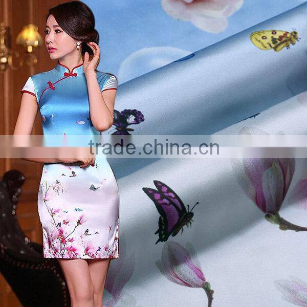 import garment chinese 100% pure silk fabric