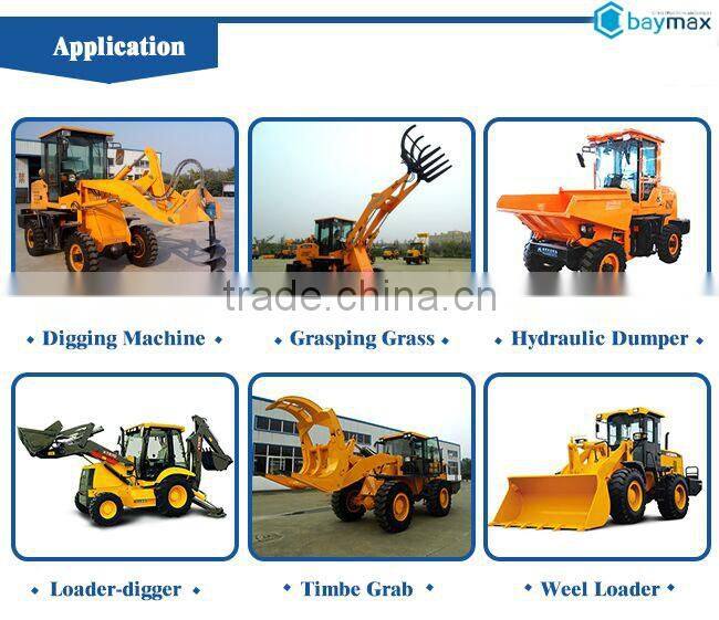 Pallet Forks Grass Wheel Loader Free Spare Parts