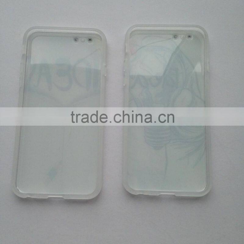 For iphone 6 case in TPU+PC material with custom designs