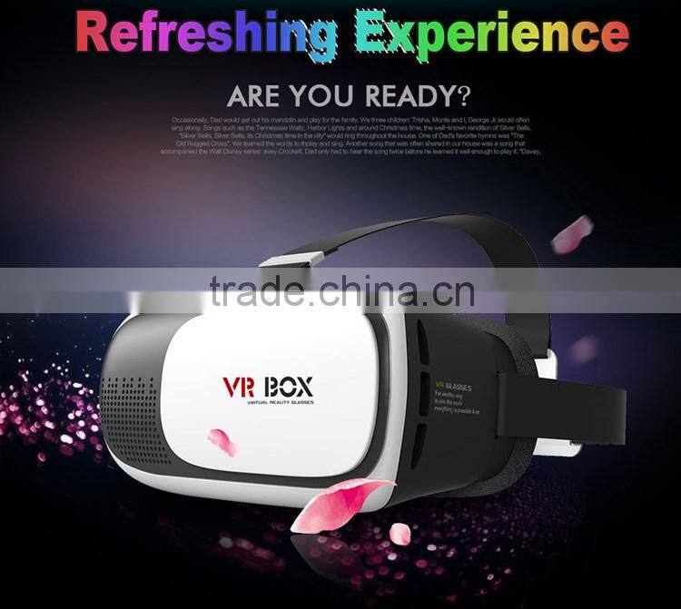 2016 best selling google cardboard Smartphone Headset Virtual Reality VR box 3d video glasses smart phone VR BOX