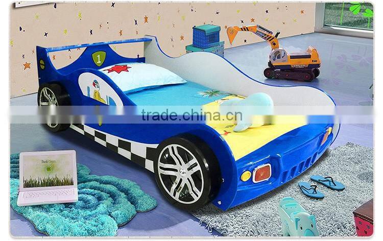 2015 Modern Design Race Car Bed Full Size Car Bed, police car bed, kids race car bed