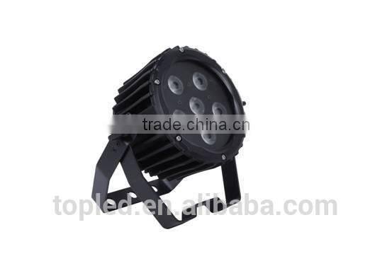 High lumen stage lights IR remote optional UV LED Par 6*6-in-1 flat par can IP20