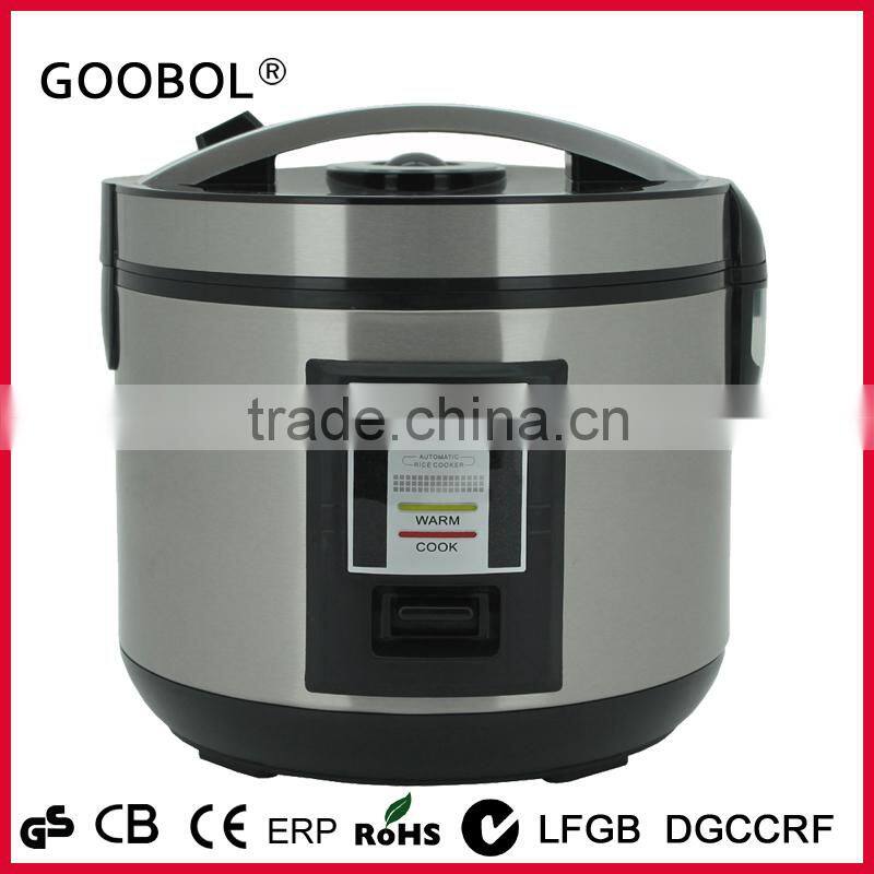 new design 1.8L stainless steel deluxe rice cooker Euro standard rice cooker