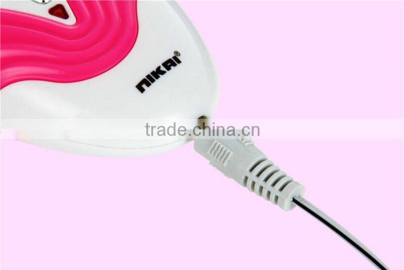 Wholesale rechargeable soft dordless epilator for female