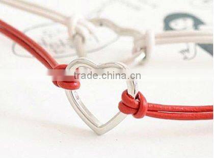 2012 European And American Fashion Bracelet Leather Bangles For Women Charm Bangles&Bracelet Jewelry