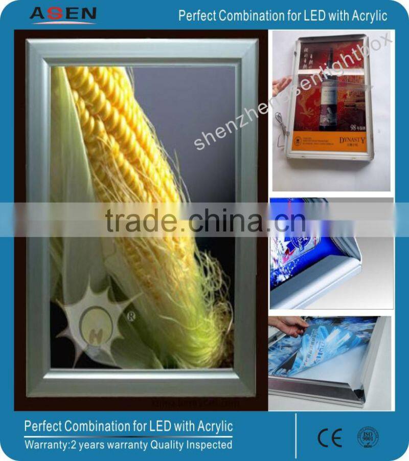 Custom Display Snap Frame Aluminium Thin Light Box