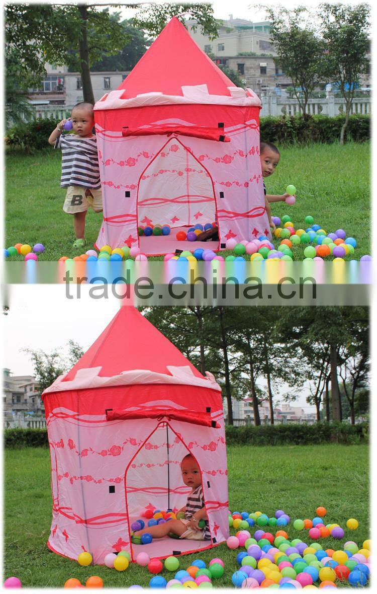 Folding castle children kids play tent