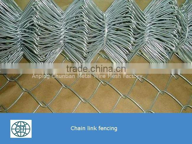 Cheap price hot sale made in china Galvanized Chain link mesh for fencing