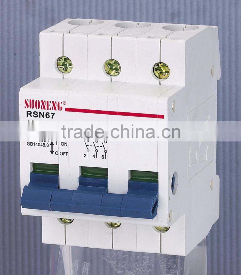 low voltage isolator switch mini circuit breaker