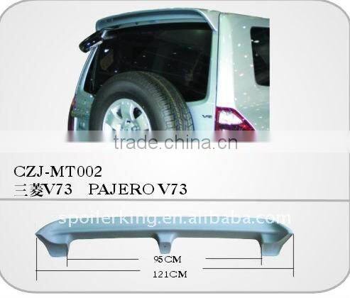 Abs rear spoiler for Mitsubishi pajero 01-06