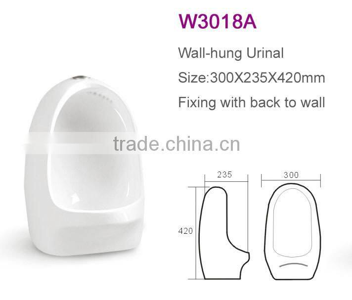 Made in China sanitaryware bathroom wall-hung ceramic small size children corner urinal
