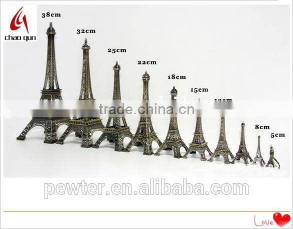 Hot sale metal Eiffel Tower centerpieces