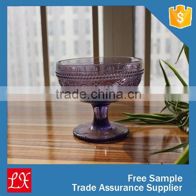Restaurant supply Coloured drinking glass cup for water