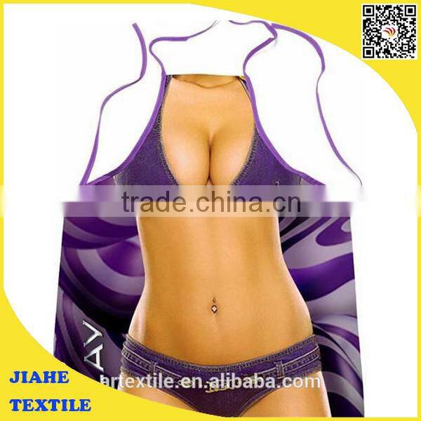 Heat Transfer Printing ladies sexy aprons,sexy kitchen apron