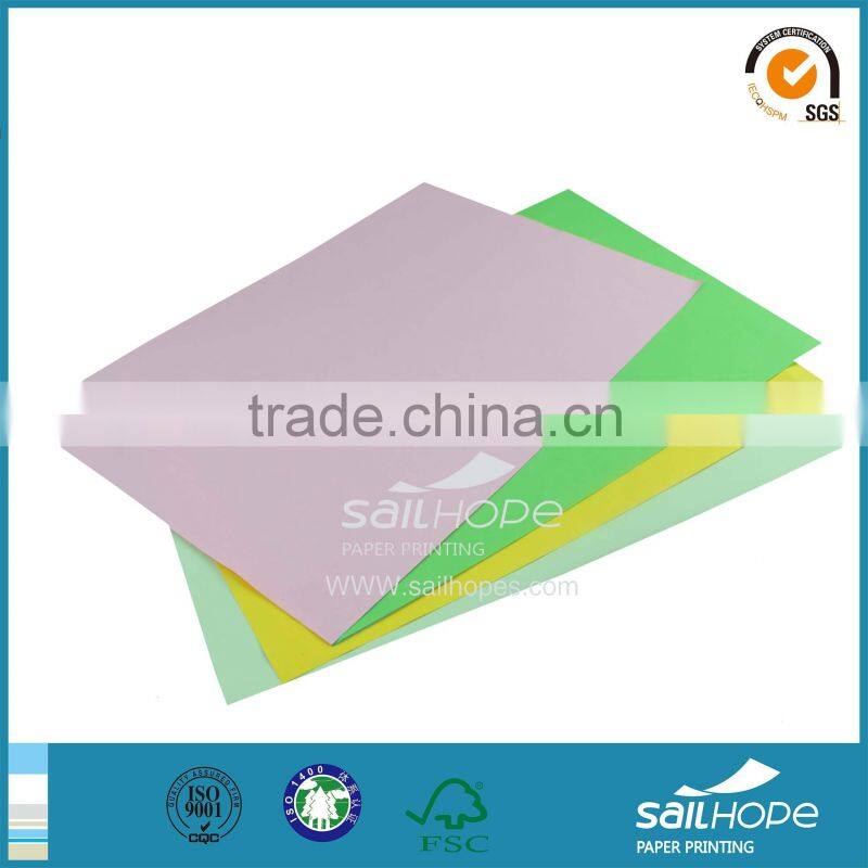 Photocopy on white A4 paper is suitable for file print