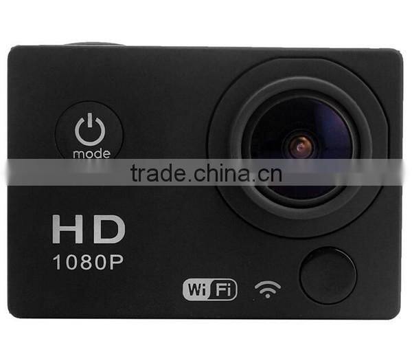 Wifi Mini Waterproof Sports Action camera 2.0" LCD Full HD 1080P 12MP 170 Wide Angle Lens Video Recorder with IR Remote Control