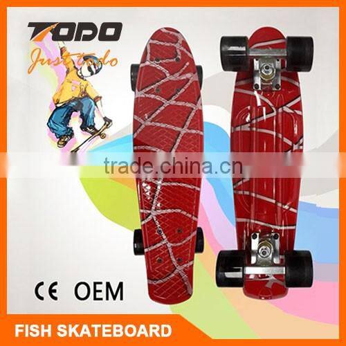 custom complete mini fish cruiser skateboard